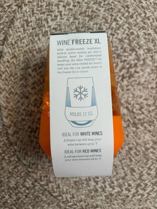 Orange Wine Freeze XL Cooling Cup - Picture 2 of 4